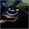 Smile Gesicht Aufkleber 2er Set für Außenspiegel Auto Autoaufkleber für Spiegel (K041 Weiß Matt)