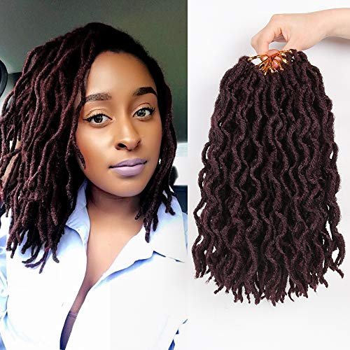 Nu Locs Lot de 6 paquets de fausses dreadlocks au crochet (20 mèches/paquet) #99J, 30,5 cm