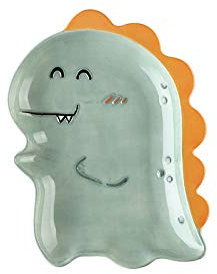 GKZJ Vajilla De Dibujos Animados Niños Lindos Platos De Cerámica para El Hogar,B