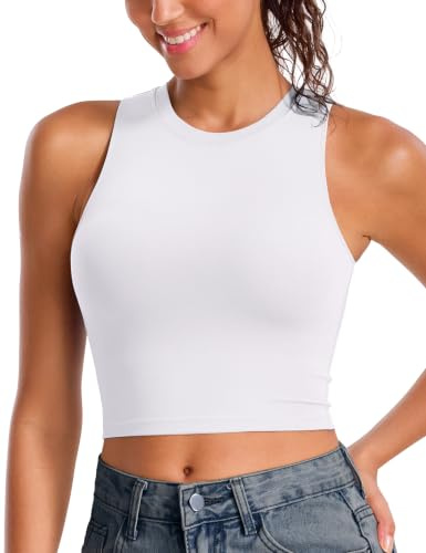Natural Feelings Nudi Sport-BHS für Damen, abnehmbar, gepolstert, Yoga-Tank-Tops, ärmellos, Fitness, Workout, bauchfreie Tops