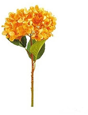 Dekorist Kunst Hortensie, Blume, Gelb, Länge ca. 58 cm