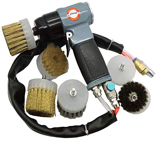 Toplionace Pneumatische Bürstenreinigungsmaschine, Luft Rost Poliermaschine Sofa Lederreiniger