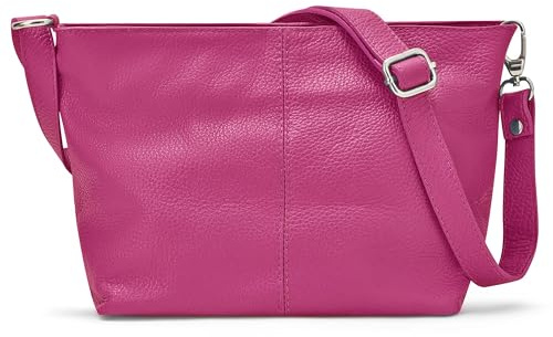 Woodland Leathers 100% Genuine Leather Italian handbags for women, Black handbag/shoulder bag with adjustable strap for ladies, Designer ladies bags with compartments