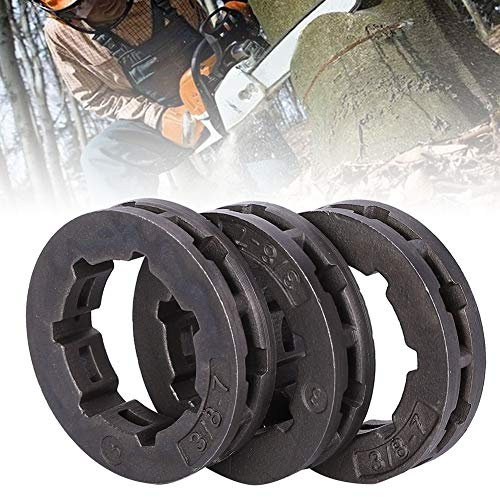 Pignon de tronçonneuse, 3 pièces 3/8in 7T Pignon 68210 Fit pour STIHL 030 031 032 038 041 044 046 064066 MS361 MS362 MS440