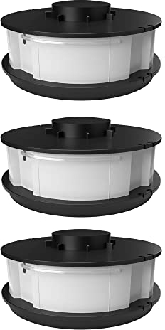 Ersatzspulen-Set, 3-teilig, Ersatzspule, Doppelfadenspule, Spule, passend für Powerplus Elektro Rasentrimmer POWXG30033, POWXG30035 und POWACG1162 (3)