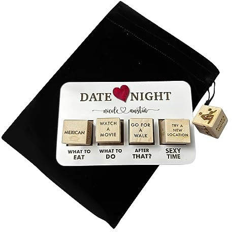 Oshhni Date-Night-Würfel für Paare, Paar-Entscheidungswürfel, freche Würfelgeschenke für Spielwürfel-Geburtstag