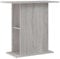 vidaXL Aquariumständer, Aquarium Unterschrank mit viel Stauraum, Aquarium Tisch mit Stabiler Oberplatte, Aquariumschrank Aquarium Halter, Grau Sonoma Holzwerkstoff