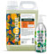 Faith In Nature Natural 2.5L Grapefruit & Orange Body Wash and 450ml Empty Aluminium Refill Bottle Set, Vegan & Cruelty Free, No SLS or Parabens