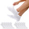 EKSHER Sneaker Socken Damen 35-38 Weiß 10 Paar Kurze Socken Herren Baumwolle Sportsocken Damen 35-38 Halbsocken Kurz Anti Schweiß Atmungsaktive Sommer Halbe Low Running Socks