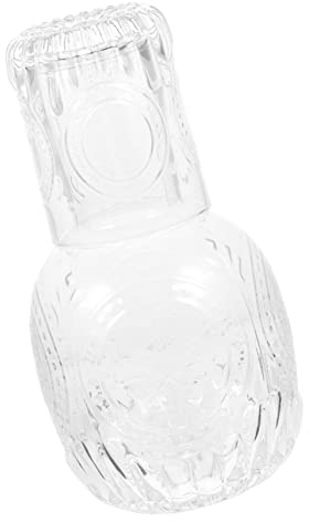 VINTORKY Botellas De Agua De Vidrio Jarra De Agua Práctica Juego De 2 Con Grifo Para Escritorio