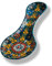 Repose-cuillère fait à la main en céramique pour dessus de cuisinière, repose-cuillère de 25,4 cm pour comptoir de cuisine, support de cuillère pour cuisinière, cadeau de pendaison de crémaillère,