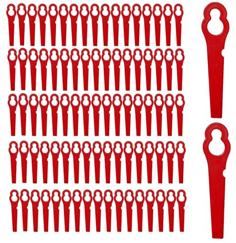 Amazleer Plastic Strimmer Blades for STIHL Polycut 2-2 and 3-2 FSA 45 FSA 57 FSE 52 Strimmer, 40080071000 (L 70, 100, pcs)