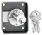 VACHETTE - Serrure V135 50x25 GHE CYL D20 L40 POLI 2 CLES - VACHETTE - 11736000