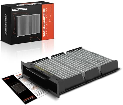 Frankberg Innenraumfilter Pollenfilter mit Aktivkohle Kompatibel mit Aygo B1 1.4L Diesel 2005-2010 C1 PM PN 1.0L Benzin 2005-2014 107 PM PN 1.4L 2005-2014 Replace# 88508-0H010