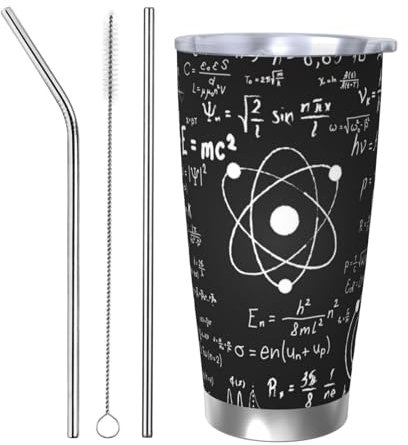 HDTVTV Física Impresa Impresa Botella de agua aislada de 20 oz, taza de acero inoxidable, vaso de vacío, termo de agua