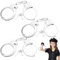 3 Stück Handschellen Kinder, Spielzeug Handcuffs, Handschellen Polizei, Spielzeug Handcuffs Aus Metall Mit 6 Schlüssel, Geeignet Für Mottoparty,Karneval,Fasching,Halloweenräuber- Und Polizeispiele