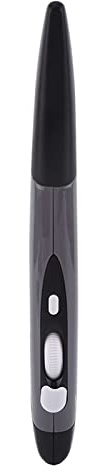Kabellose optische Stift-Air-Maus mit einstellbarer DPI für Computer, Laptop, benutzerfreundliches und stromsparendes Design, für PPT-Präsentation [Büroarbeit] (Grau)