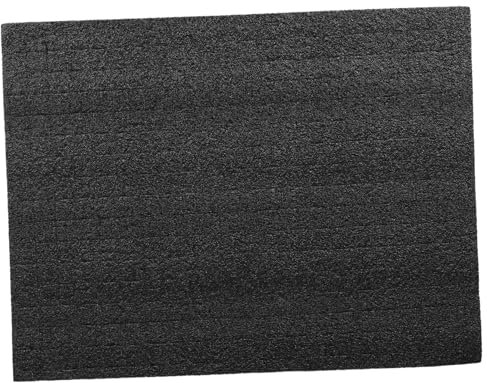 EXCEART Schaumstoffplatte Schubladeneinlage Werkzeugkasten Kofferschaum Werkzeugkasten Schaumstoffeinlagen Schaumstoff Für Koffer Schaumstoffeinlagen Für Koffer Schwarze Perlbaumwolle