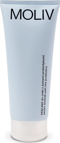 MOLIV Körperpeeling – Probiotisches Body Scrub mit 98 % natürlichen Inhaltsstoffen, Mandelöl & Wildrose – Glatte Haut, Tiefenhydration, Regeneration, Vegan, Ideal für Sauna & Sauna Zubehör