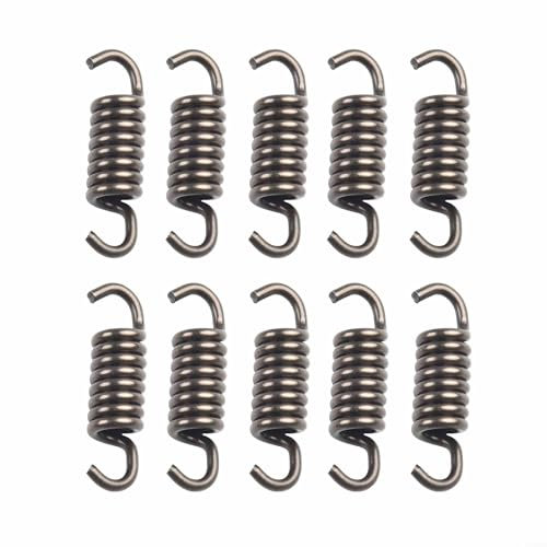 Emiif Pieza de repuesto de resorte de embrague para desbrozadora de 43 cc 52 cc equipo de herramientas eléctricas de jardín, accesorio de reparación de mantenimiento de césped (10 piezas)