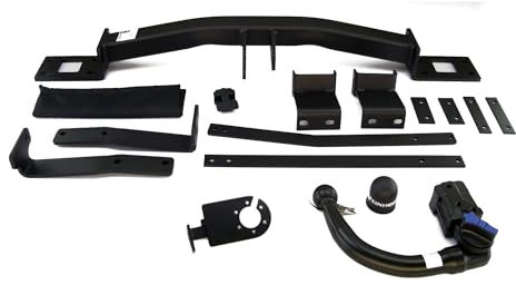 RIDIGO Anhängerkupplung abnehmbar für Mercedes-Benz E W211 4-Tür 03/2002-02/2009 mit universalem E-Satz 13-polig