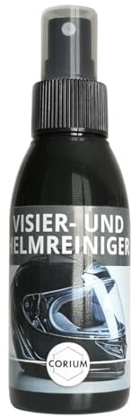 Visier- und Helmreiniger Set, Reinigungsspray, Mikrofasertuch und Aufbewahrungsbeutel, 100ml