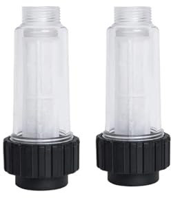 Filtro dell'acqua for idropulitrice ad alta pressione, compatibile con Karcher, filtri dell'acqua K2 K3 K4 K5 K6 K7 G 3/4'' con 2 filtri ad anello, accessori