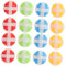 PartyKindom 16PCS Sticky Balls Toy Set for Boys and Girls Hook and Loop Throw Game Nylon Fabric and Foam Balls for Indoor Party Games Montessori Activity for Family Fun