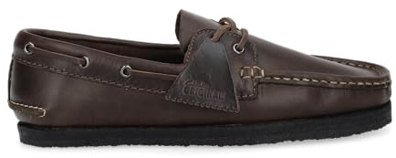 Clarks Herren - Schnürschuhe Godney Boat in braun Glattleder