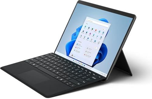 Microsoft Surface Pro 8-13 Inch 2-in-1 Pixel Sense Touch Tablet PC - Black - Intel Core i5-1145G7 8GB RAM 512GB SSD Wi-Fi 6 Windows 11 (With Keyboard)
