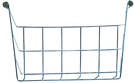 Kerbl Kaninchenraufe (L x B x H 25 x 10 x 15 cm, für Heu/Gras oder Salat, zum Einhängen am Käfig, Heuraufe) 74110