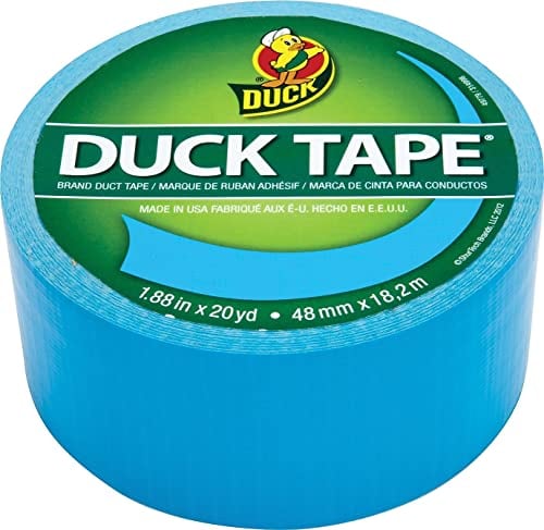 Duck Tape Couleur unie Bleu électrique Réparation, artisanat, personnalisation, décoration et éducation 48 mm x 18,2 m
