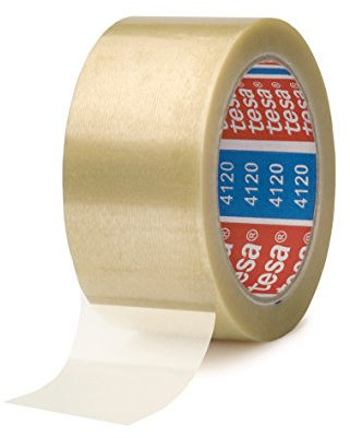 tesa 4120 Ruban d'emballage en PVC (66m:50 mm) transparent