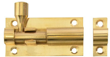 Forge 50mm Door Bolt with Brass Finish