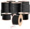 Seilwerk STANKE Polypropylenseil 16mm - 50m Schwarz | Wäscheleine für Balkon, Camping, Garten | Zeltschnur, Schwimmseil für Angeln, Wassersportarten