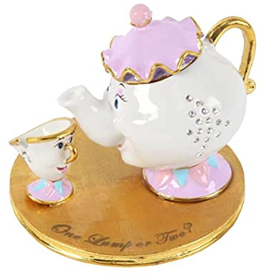 Disney Classic Mrs Potts and Chip Beauty and the Beast Trinket Box