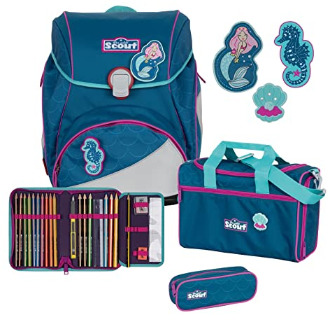 Scout Alpha - Schulranzen Set 4tlg. Mermaid