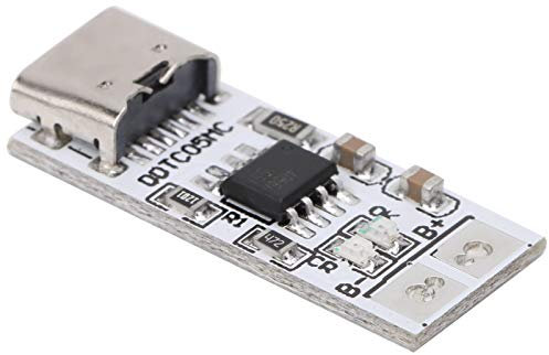 2-teiliges Lademodul Typ C, 5V-4,35V Li-Ionen Li-Polymer 3,8V Handy Ladegerät mit Wärmeregulierungsfunktion