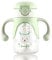 Bunnytoo Tasse d'Apprentissage Bébé,6+ mois,280 ml Cup Eau Bebe Anti-fuite, Facilite la prise en main, ergonomique, Paille-vert