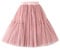 Mud Kingdom Grandes Filles Jupe Longue en Tulle Moelleuse Taille Elastique Fête Décontractée Rose 11-12 Ans