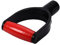 Aicosineg Tools-Shovel D-Griff, 3,8 cm, Innendurchmesser, 30 mm, PVC-Spaten, Schneeschaufel, Ersatzgriff, Gartenzubehör für arbeitssparende Schaufel, Graben, Hackwerkzeug, rot-schwarz, 1 Stück