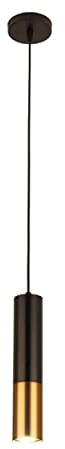 Hobaca® Gu 10 Diá 6cm L30 cm Negro Oro Focos para el techo Diodo emisor de luz Lámpara colgante Focos Mini Isla Iluminación de candelabros Para Comedor de la isla de la cocina, dormitorio, bar