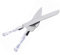 xiaolan Coupe gâteau | Lot 2 pelles à gâteau délicates en Acier Inoxydable | Spatule découpe gâteau avec Manche Lisse pour ariage