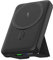Auskang Magnetic Power Bank 10000mAh, caricatore portatile a ricarica rapida wireless, stand pieghevole Power bank USB-C PD 20W, mini batteria compatibile per iPhone Series (Nero)
