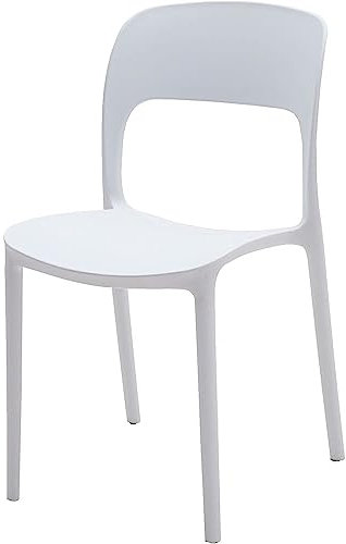 KONTE.DESIGN FUERTEVENTURA Stuhl, Polypropylen, Weiß, 4 Stück