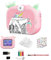 Gaaqii Camara Fotos Infantil, 24MP 1080P Cámara Instantánea para Niños con Papel de Impresión, 32 GB Tarjeta SD y Bolígrafos de Colores, Regalos para Niños de 3 a 14 Años Rosa