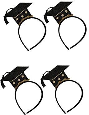 Ipetboom Haarband 8 Stk haarschmuck Mini Doktorhut Zubehör Kopfbedeckung Stirnband Zubehör Für Die Abschlussfeier