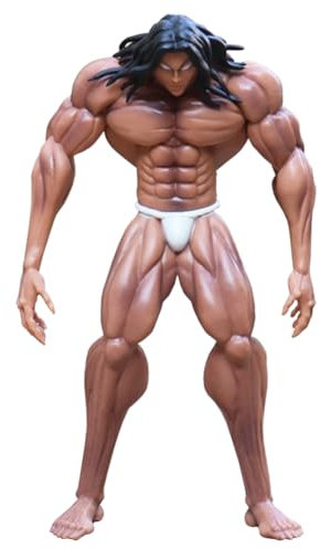 Lzrong BAKI Pickle Figur Muskelmann Pickle Statue Model Desktop-Ornamente der BAKI Serie Geschenk für Anime Fans 23cm