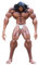 Lzrong BAKI Pickle Figur Muskelmann Pickle Statue Model Desktop-Ornamente der BAKI Serie Geschenk für Anime Fans 23cm