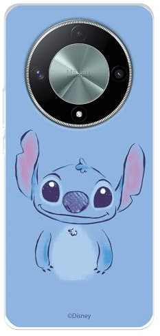 Schutzhülle kompatibel mit Huawei Honor Magic6 Lite, offizielle Disney Stitch, Blau, zum Schutz Ihres Handys, transparente Silikonhülle, flexibel, offizielles Lizenzprodukt von Lilo & Stitch
